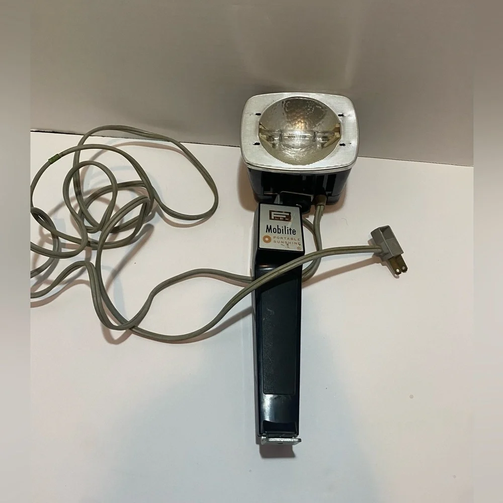 Vintage Flex Mobilite Portable Sunshine Camera Movie Lighting System Works